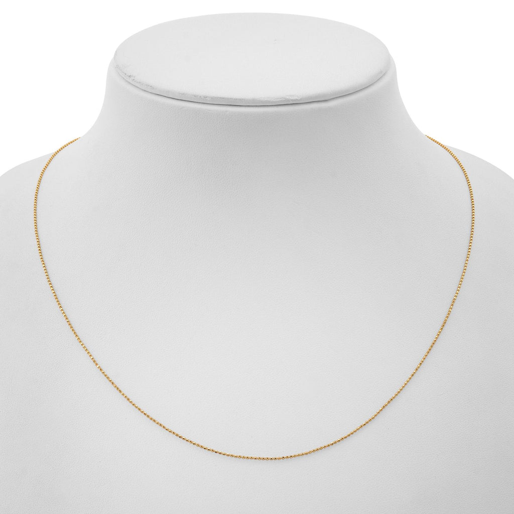 999 Gold Kugelkette ca. 50 cm ca. 3,36g