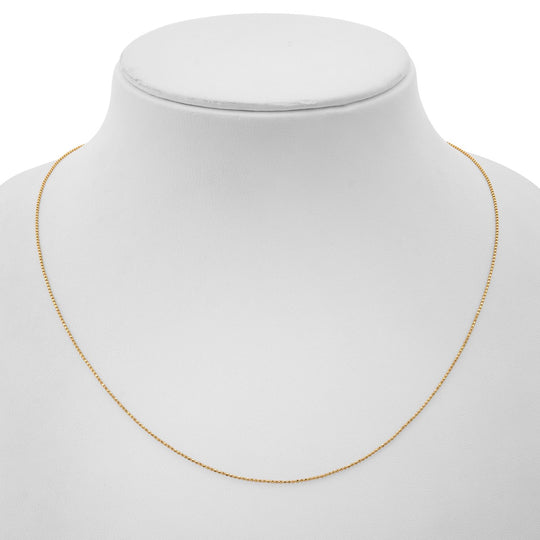 999 Gold Kugelkette ca. 50 cm ca. 3,36g