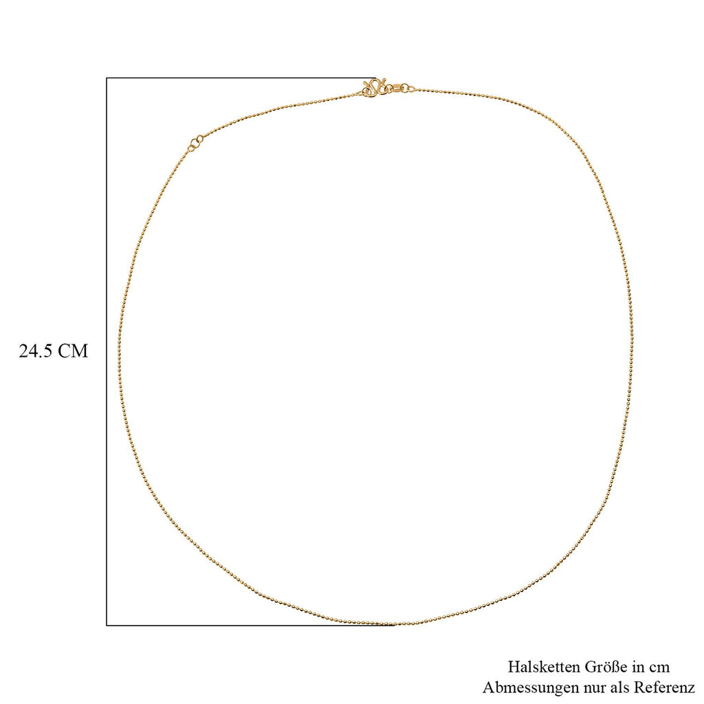 999 Gold Kugelkette ca. 50 cm ca. 3,36g