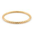 Designer-inspiriert- Ovaler-schliff, IP-Gelbbeschichtung 316L Edelstahl Armreif ca. 20 cm ca. 14,40g