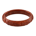 Burmesischer Rote Jadeit Jade Armreif 19 cm ca. 300.00 ct