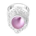 D'Joy Royal Bali- Rosa Mabe Perle (16x12mm) Ring in 925 Silber