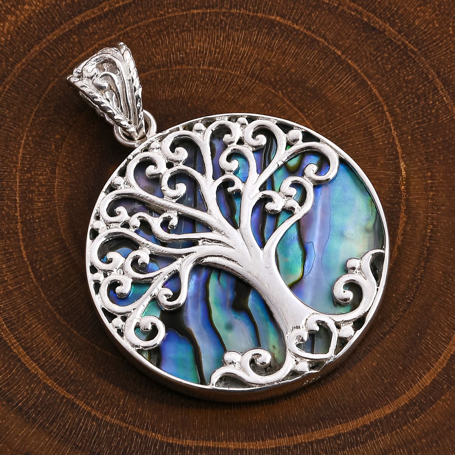 Royal Bali - Abalone Muschel Anhänger 925 Silber