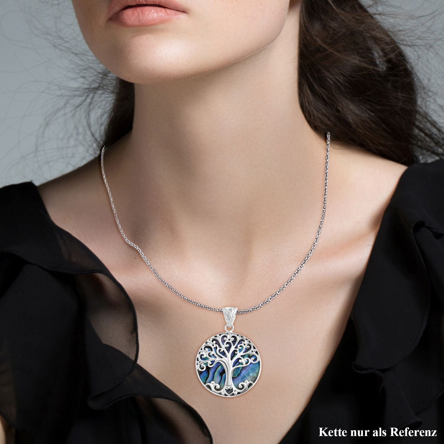 Royal Bali - Abalone Muschel Anhänger 925 Silber