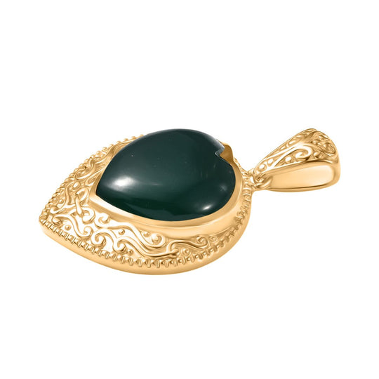Labradorit Anhänger Messing Nickelfreies Messing ca. 20,28 ct.