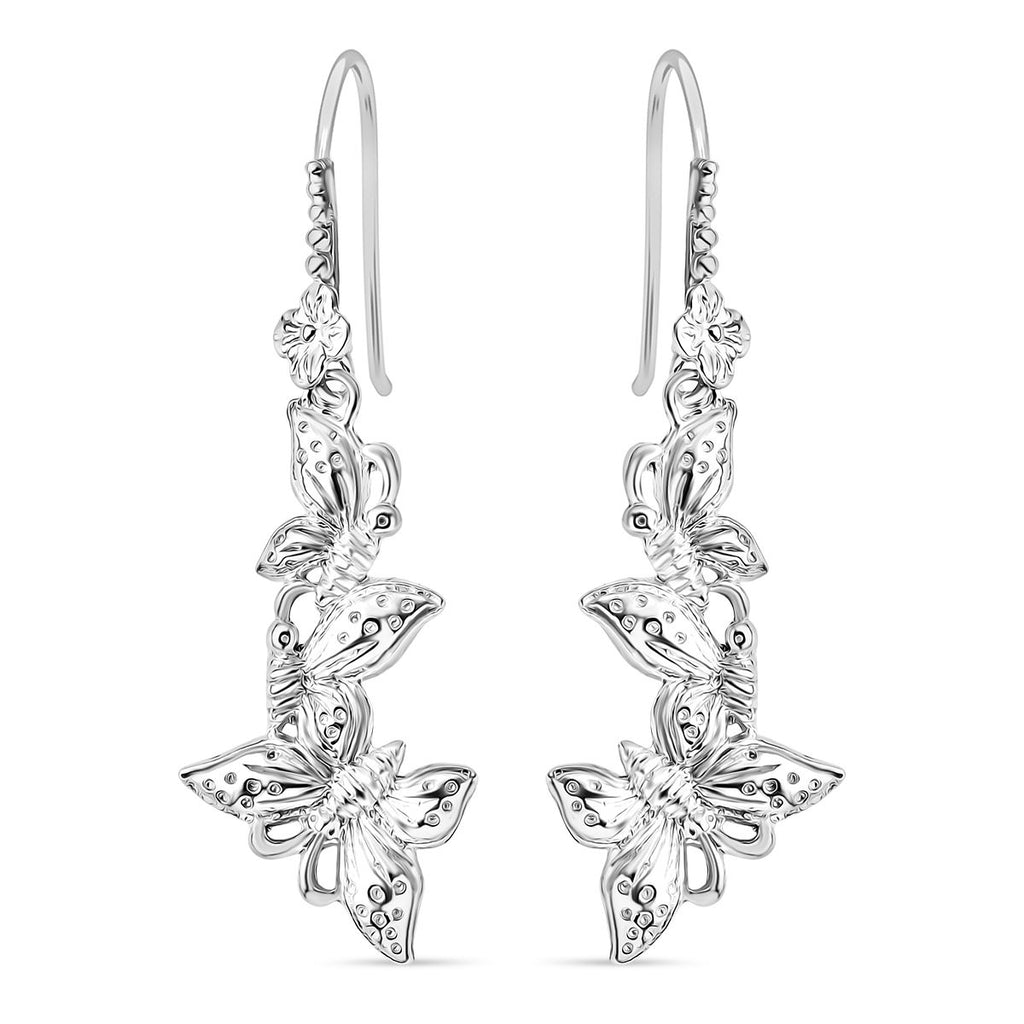 Royal Bali - 925 Silber Jalak Ohrringe 5,70g
