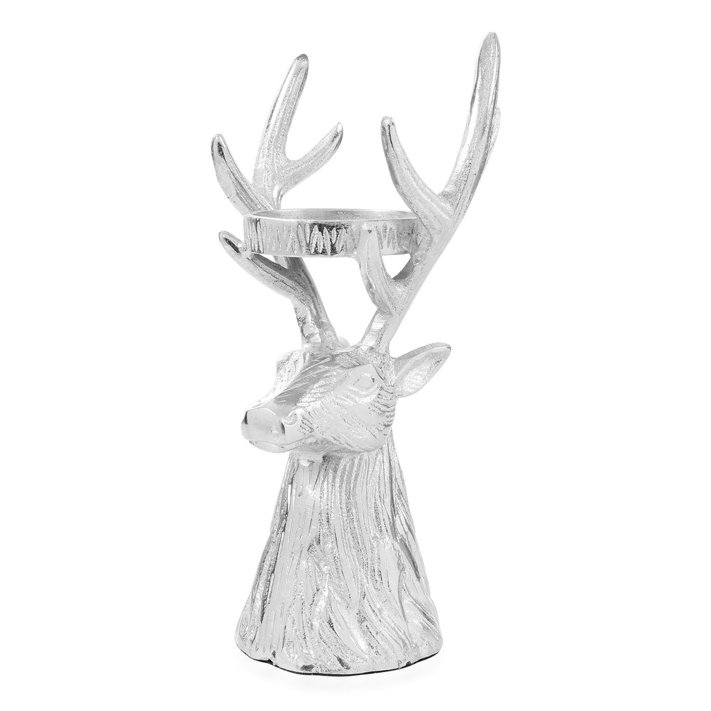 Rentier Teelichthalter, Silber, 50.8 x 20.3 x 25.4 cm