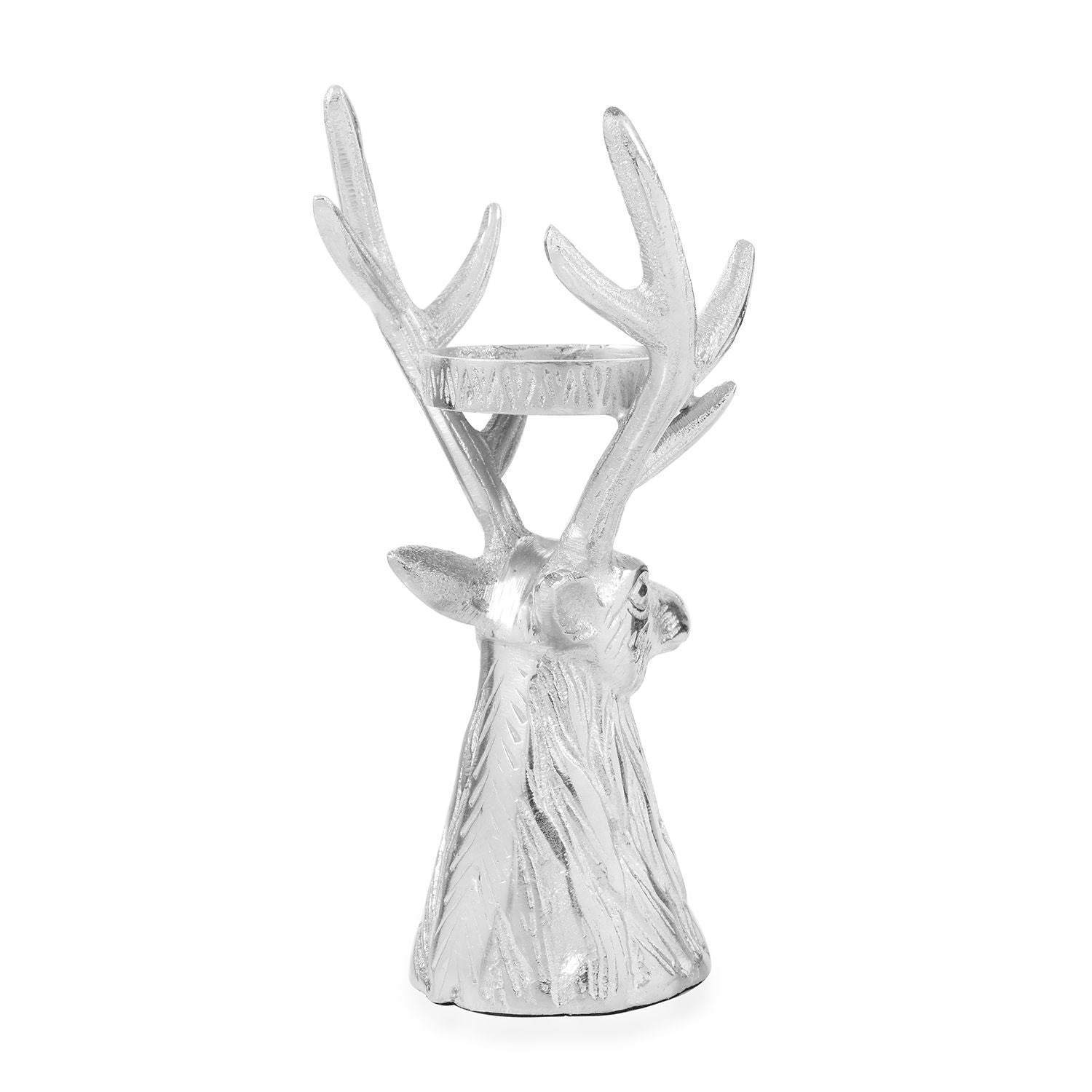 Rentier Teelichthalter, Silber, 50.8 x 20.3 x 25.4 cm