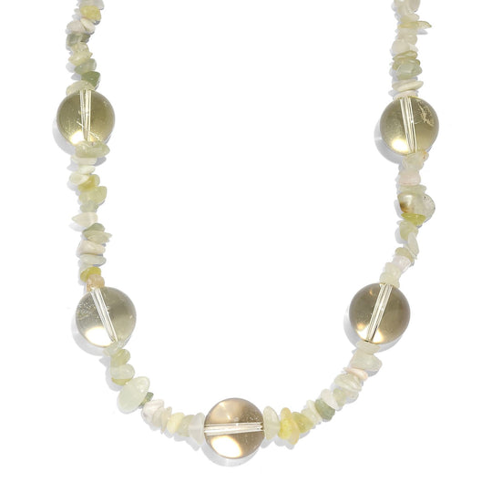 Mehrfarbige Edelsteine, Indischer Achat Halskette ca. 60 cm + 5 cm extender, 316L Edelstahl ca. 300.00 ct