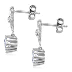 Moissanit Ohrringe 925 Silber rhodiniert ca. 2.01 ct