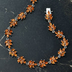 D'Joy AA Salamanca Feueropal Armband ca. 19 cm 925 Silber Rhodiniert ca. 4,93 ct.