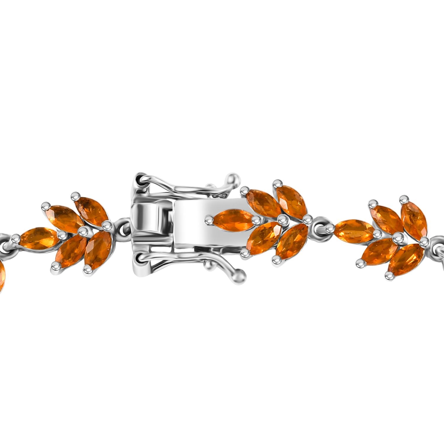 D'Joy AA Salamanca Feueropal Armband ca. 19 cm 925 Silber Rhodiniert ca. 4.93 ct
