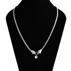 Royal Bali - Moissanit Halskette ca. 56 cm 925 Silber ca. 0,89 ct.