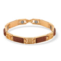 Gold Sandstein Armband ca. 16.5 cm Reine Legierung Goldton ca. 50,00 ct.