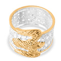 D'Joy Royal Bali - 925 Silber Zweifarbige BeschichtungRing (Größe 17.00) ca. 6,35g