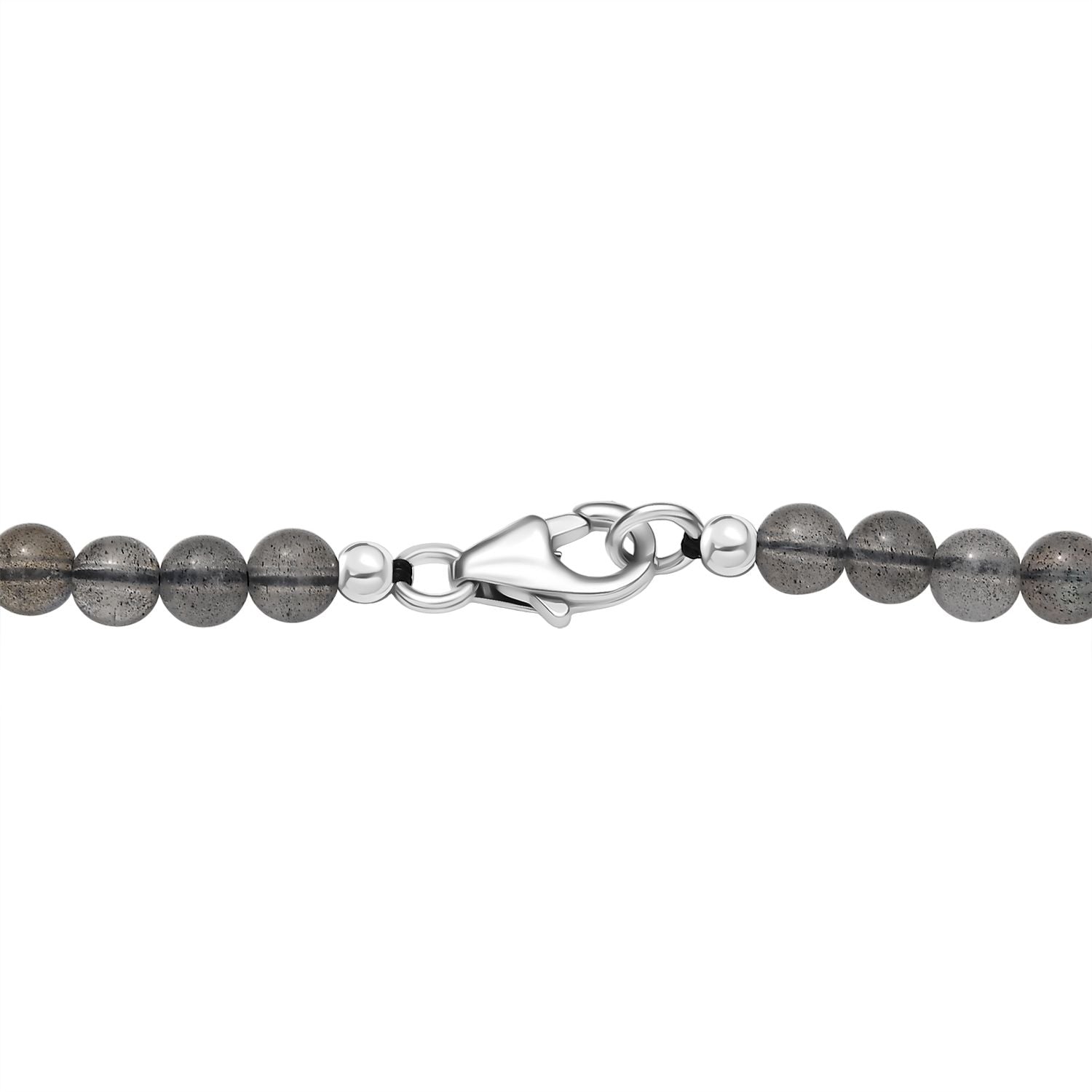 D'Joy AAA Labradorit Halskette ca. 45 cm 925 Silber Rhodiniert und 750 Gelbgold Vermeil ca. 65.52 ct