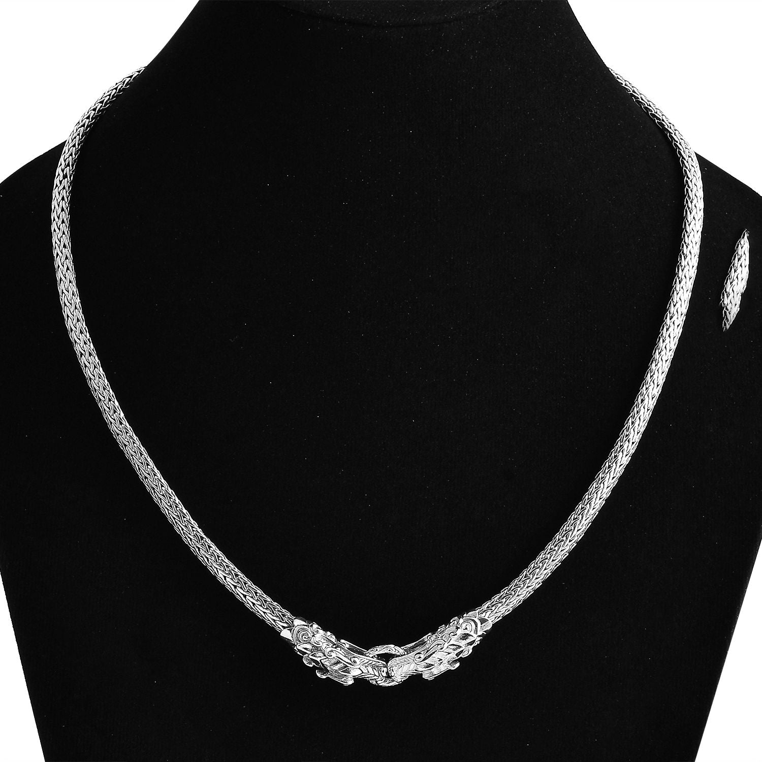 Royal Bali - D Joy 925 Silber Drache Halskette ca. 50 cm ca. 62,22g