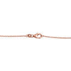 Natrolith Halskette ca. 60 cm 925 Silber 750 Roségold Vermeil ca. 121,00 ct.