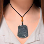 EXTREM SELTEN - Natürlicher Olmek Jadeit Kette 66 cm ca. 125.00 ct