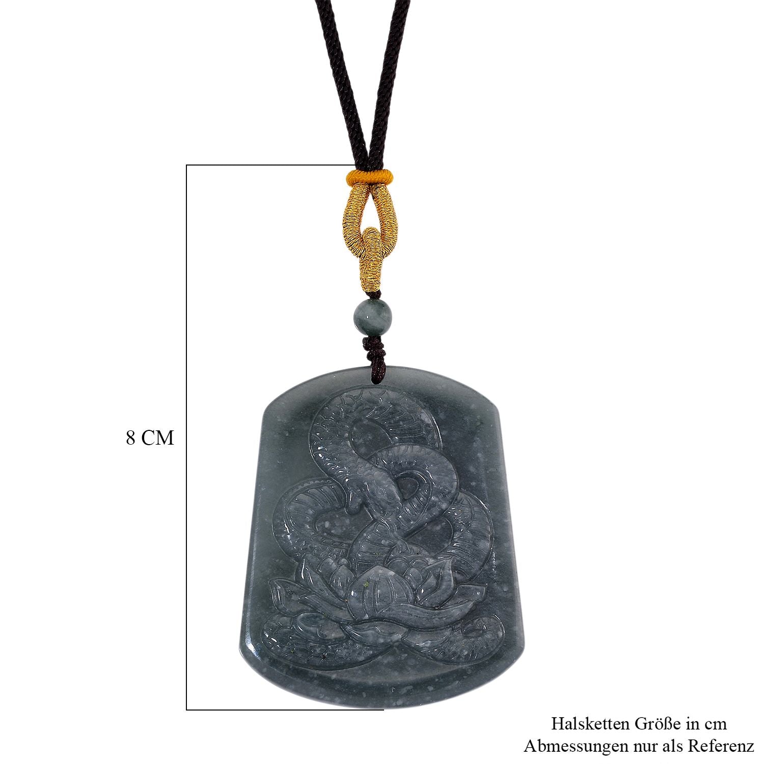 EXTREM SELTEN - Natürlicher Olmek Jadeit Kette 66 cm ca. 125.00 ct