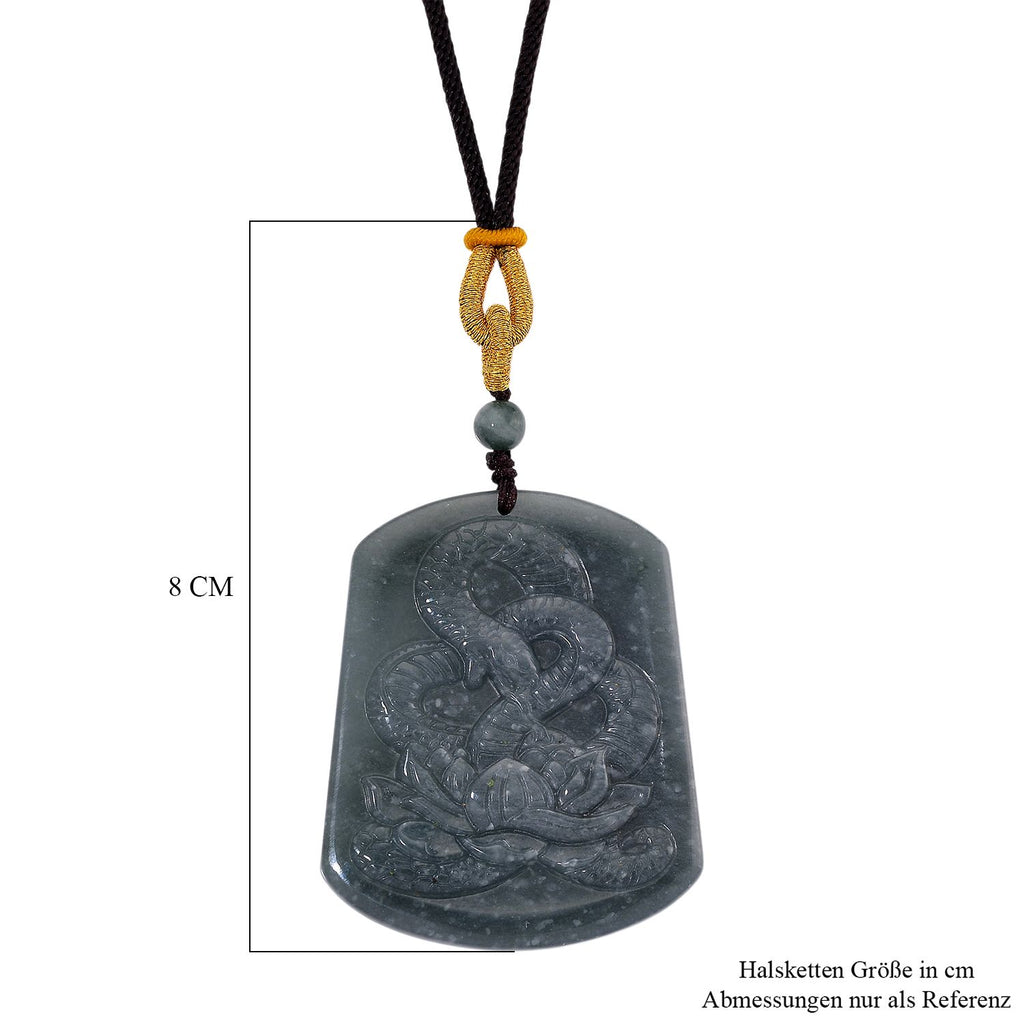 EXTREM SELTEN - Natürlicher Olmek Jadeit Kette 66 cm ca. 125.00 ct