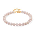 D'Joy Japanische Akoya Perle (5-7 mm) Armband, ca. 18 cm + 5 cm Extender, 925 Silber vergoldet