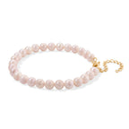 D'Joy Japanische Akoya Perle (5-7 mm) Armband, ca. 18 cm + 5 cm Extender, 925 Silber vergoldet