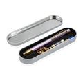 Edelstein Stift Set Amethyst, Stift Schlüsselanhänger Mine, Lila