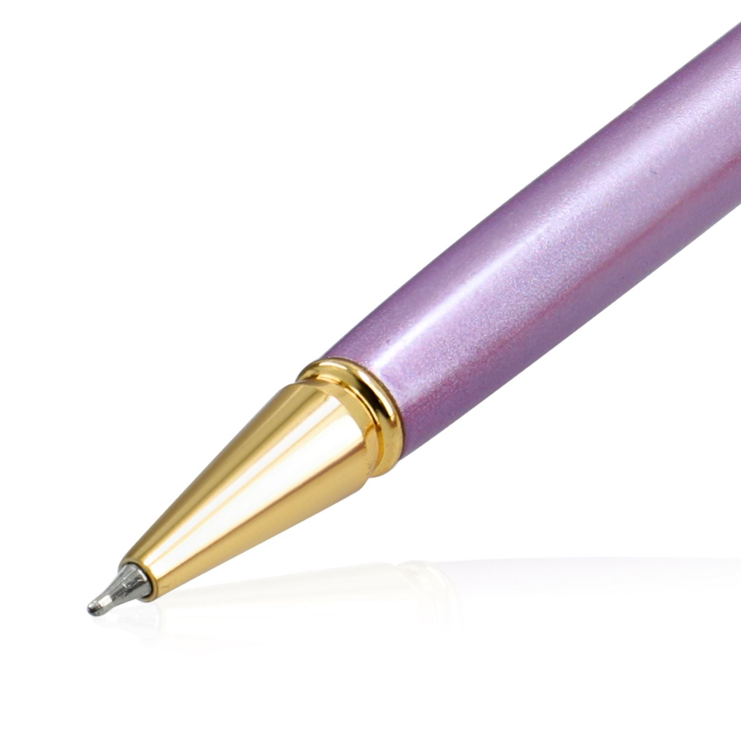 Edelstein Stift Set Amethyst, Stift Schlüsselanhänger Mine, Lila