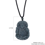 EXTREM SELTEN - Natürlicher Olmek Jadeit Guan Yu Halskette ca. 71 cm, ca. 155.00 ct