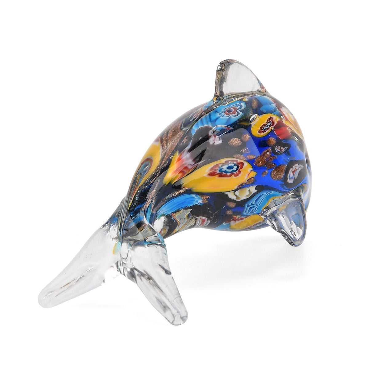 Glasfiguren Kollektion Delfin, 11 x 5.5 x 6.7 cm