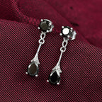 D'Joy Elite Shungit Ohrringe 925 Silber platiniert ca. 1.25 ct
