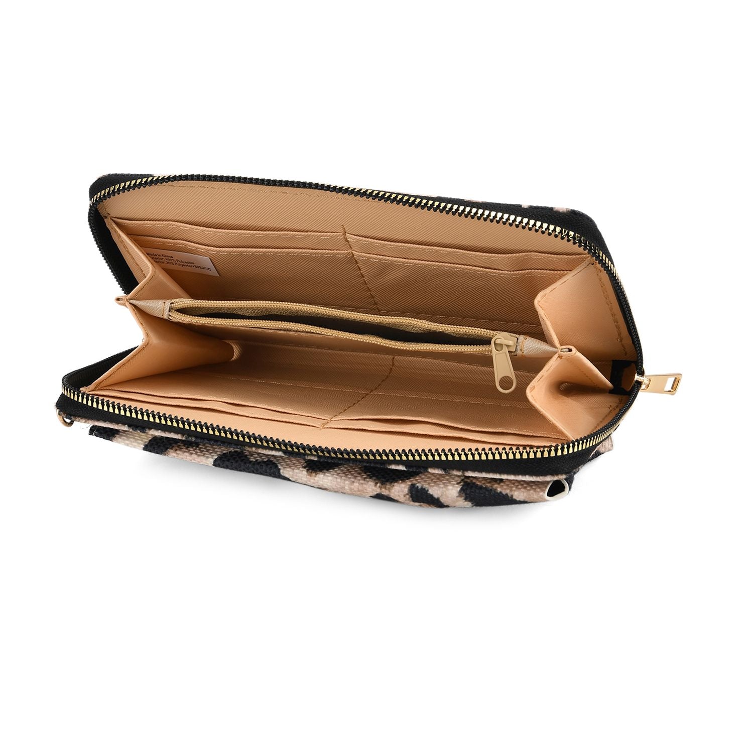 Leopardenmuster Set, Shopper und Handy Umhängetasche, 40 x 12 x 35 cm