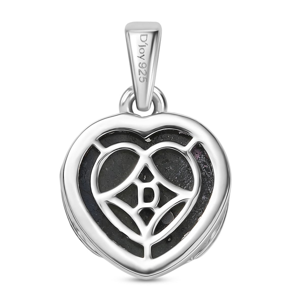 D'Joy AAA Labradorit Anhänger 925 Silber Rhodiniert und 750 Gelbgold Vermeil ca. 6.37 ct
