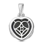 D'Joy AAA Labradorit Anhänger 925 Silber Rhodiniert und 750 Gelbgold Vermeil ca. 6.37 ct