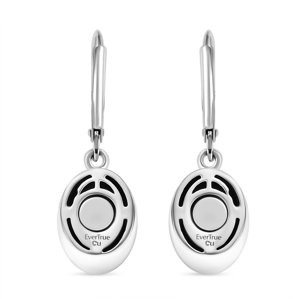 Elite Shungit Ohrringe 950 Kupfer ca. 2.07 ct