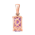 D'Joy AAA Kunzit Anhänger 925 Silber 750 Roségold Vermeil ca. 2,53 ct.