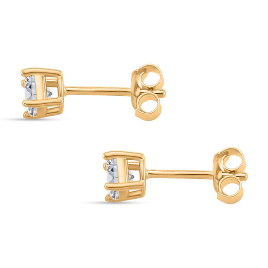 RADIANTA GRA zertifiziert Moissanit (D-VVS) Ohrringe 925 Silber rhodiniert ca. 0.92 ct