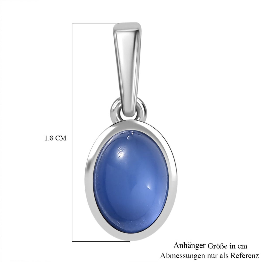 D'Joy Aurora Mondstein Anhänger 925 Silber rhodiniert ca. 1.39 ct