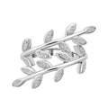 LUSTRO STELLA - Weißer Zirkonia Ring 925 Silber rhodiniert (Größe 18.00)