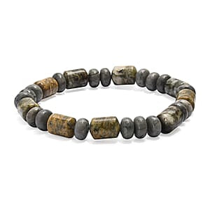 Moosachat Armband Flexibel cm ca. 110,00 ct.