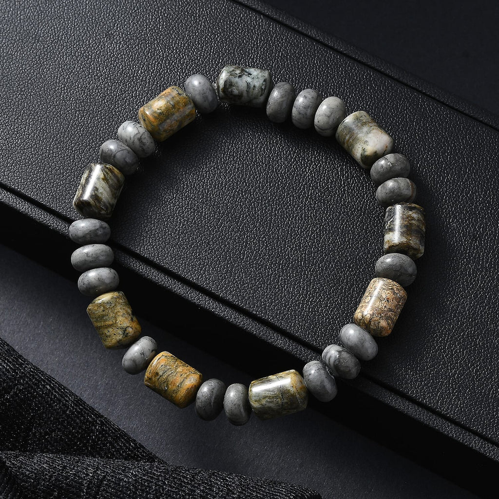 Moosachat Armband Flexibel cm ca. 110,00 ct.