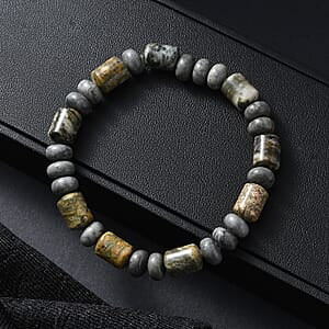 Moosachat Armband Flexibel cm ca. 110,00 ct.