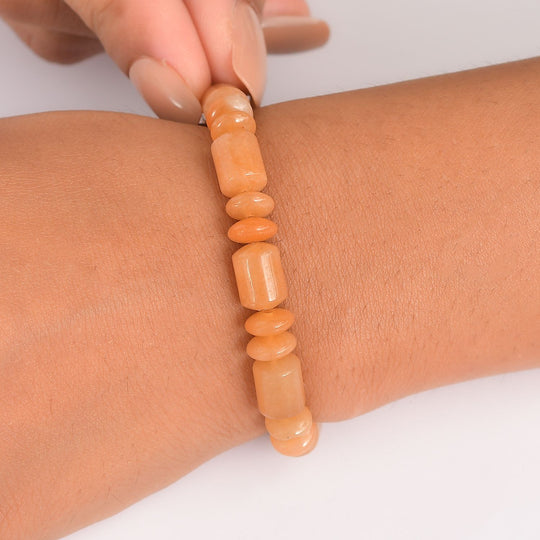 Rotes Aventurin Armband Flexibel cm ca. 120.00 ct