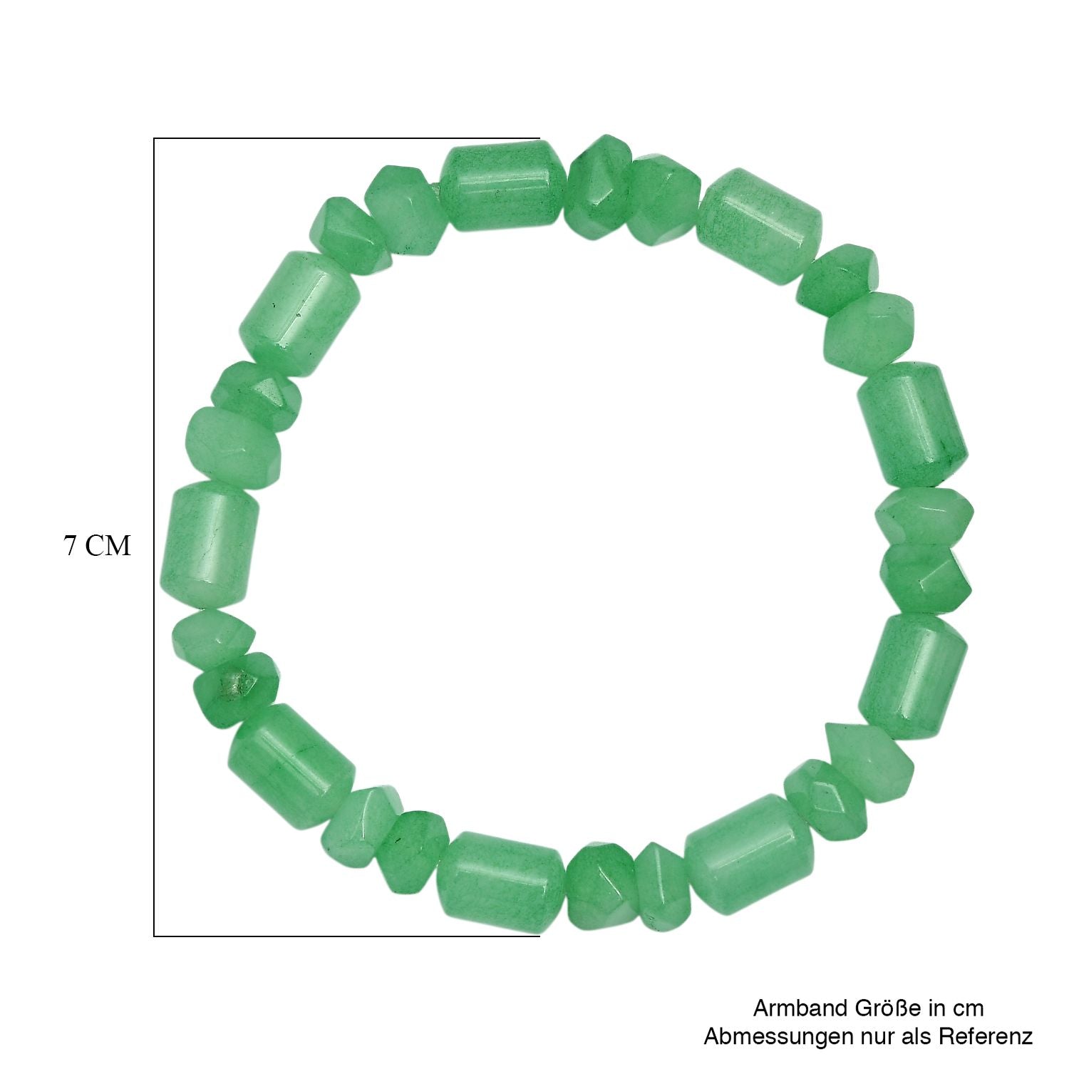 Grüner Aventurin Armband Flexibel cm ca. 120.00 ct