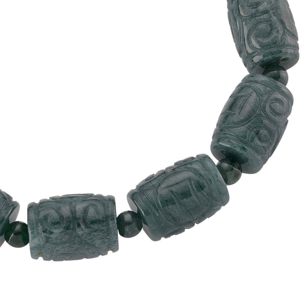 Natürlicher Olmek Jadeit Armband Flexibles cm ca. 210,00 ct.