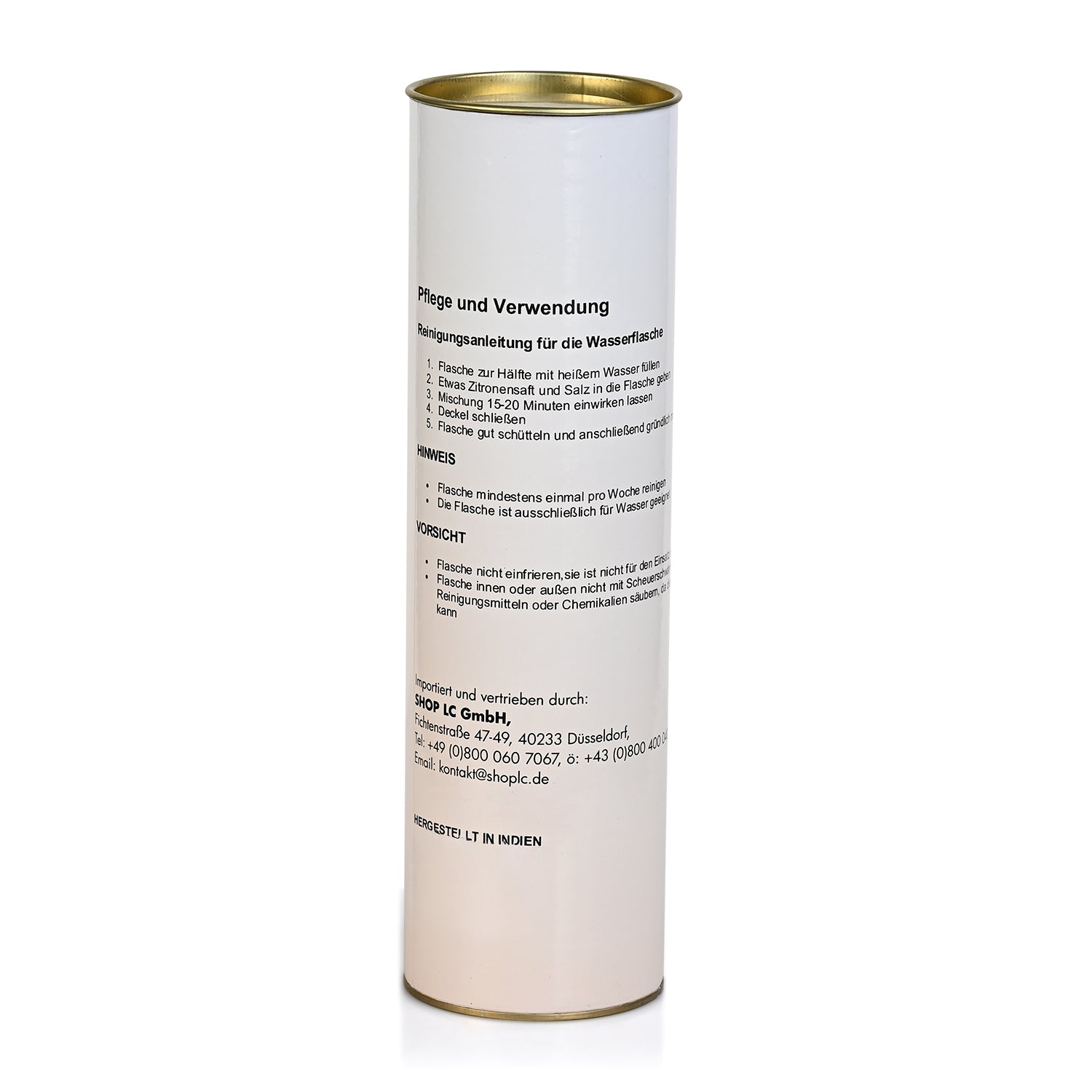 2er-Set - LIVMORE Kupfer-Trinkflasche mit 7-Chakra-Gravur (ca. 900 ml) und Armband mit Chakra-Perlen aus Edelsteinen