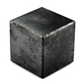 LIVMORE Schungit Würfel, quadratische Form, Naturstein, 4cm, Schwarz