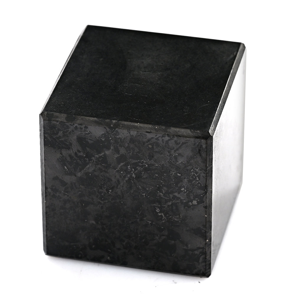 Shungit Quadrat 4 cm ca. 110 g Schwarz