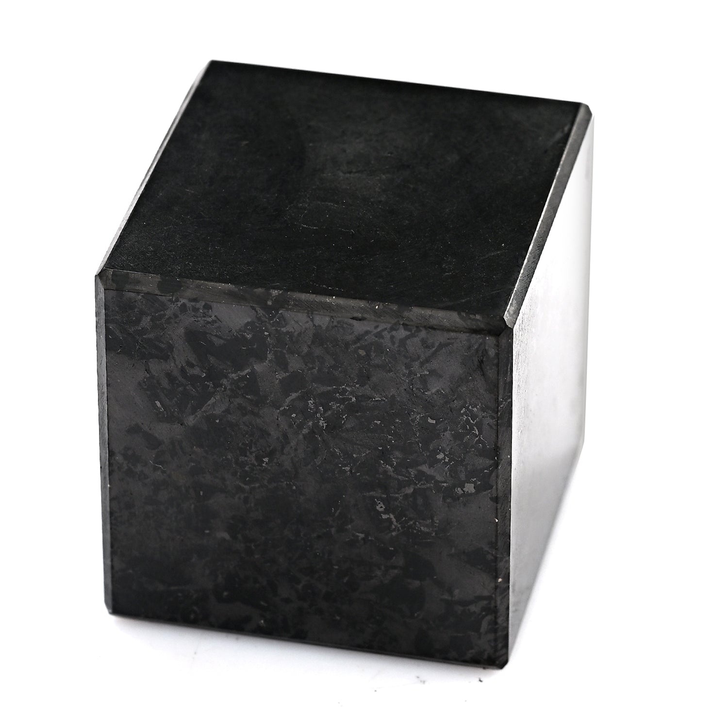 Shungit Quadrat 4 cm ca. 110 g Schwarz